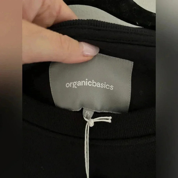 Organic Basics Heavyweight Sweater in Black NWT - Picture 3 of 4